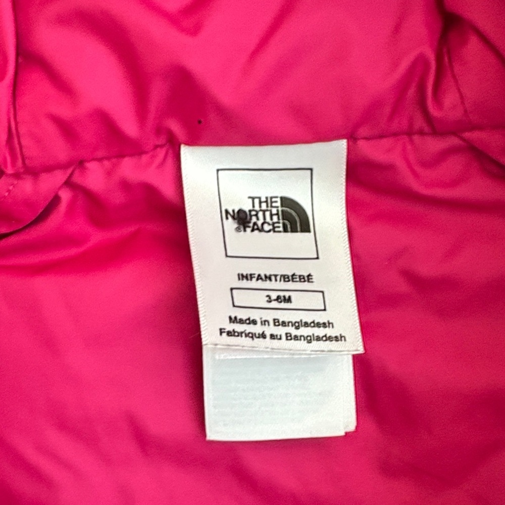 The North Face Fuchsia and Lavender Infant Snowsuit - Picture 3 of 6